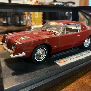 Red 1963 Studebaker Avanti diecast